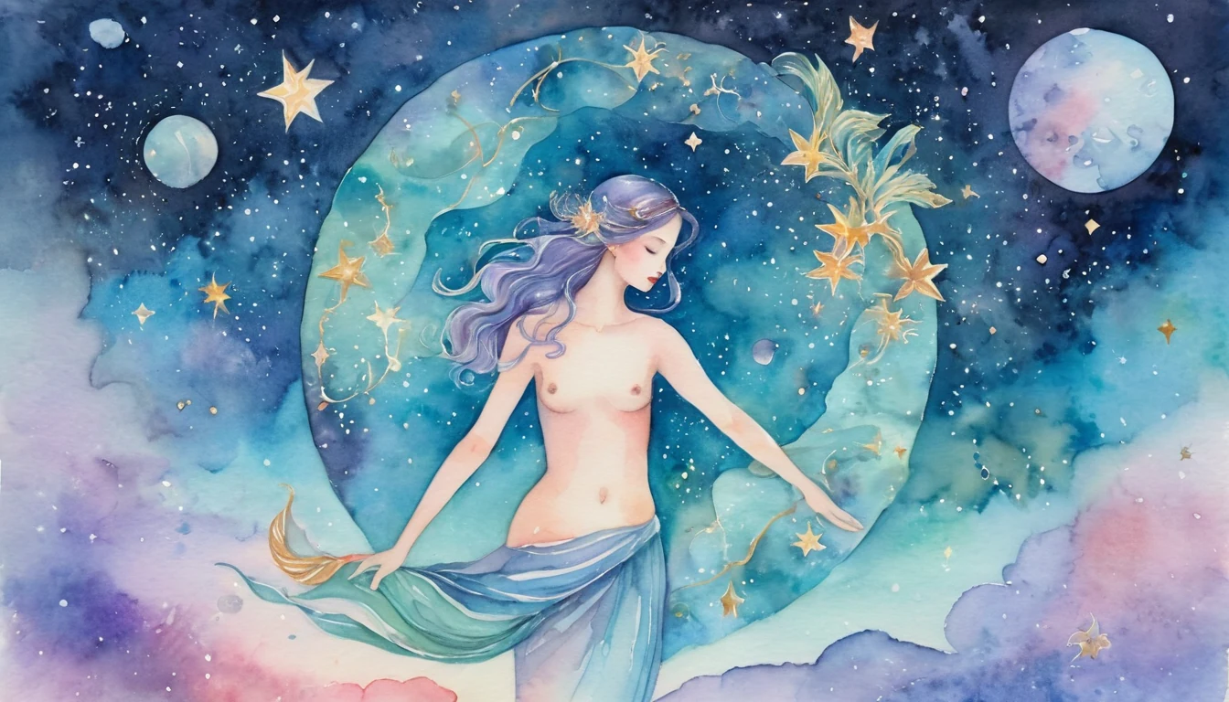 Pisces Wealth horoscope illustration for June 2026