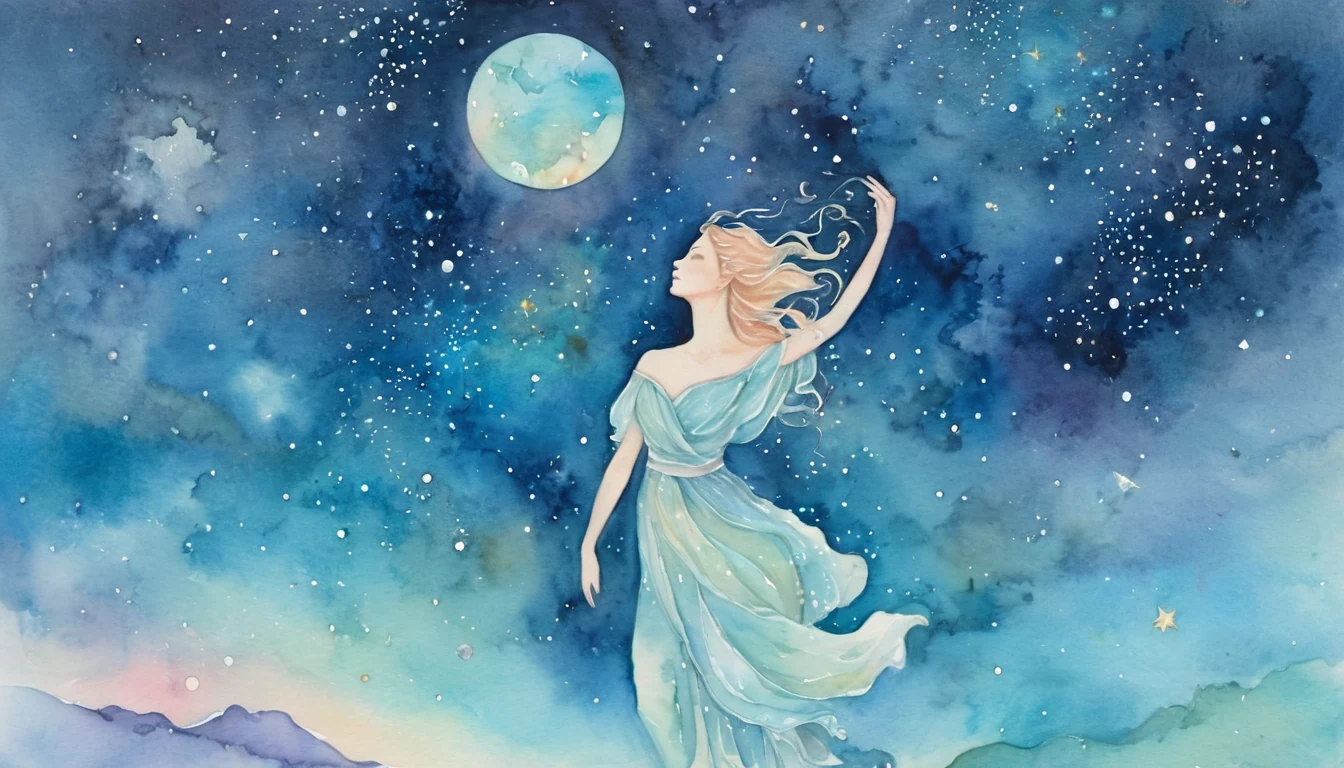 Aquarius Wealth horoscope illustration for June 2026
