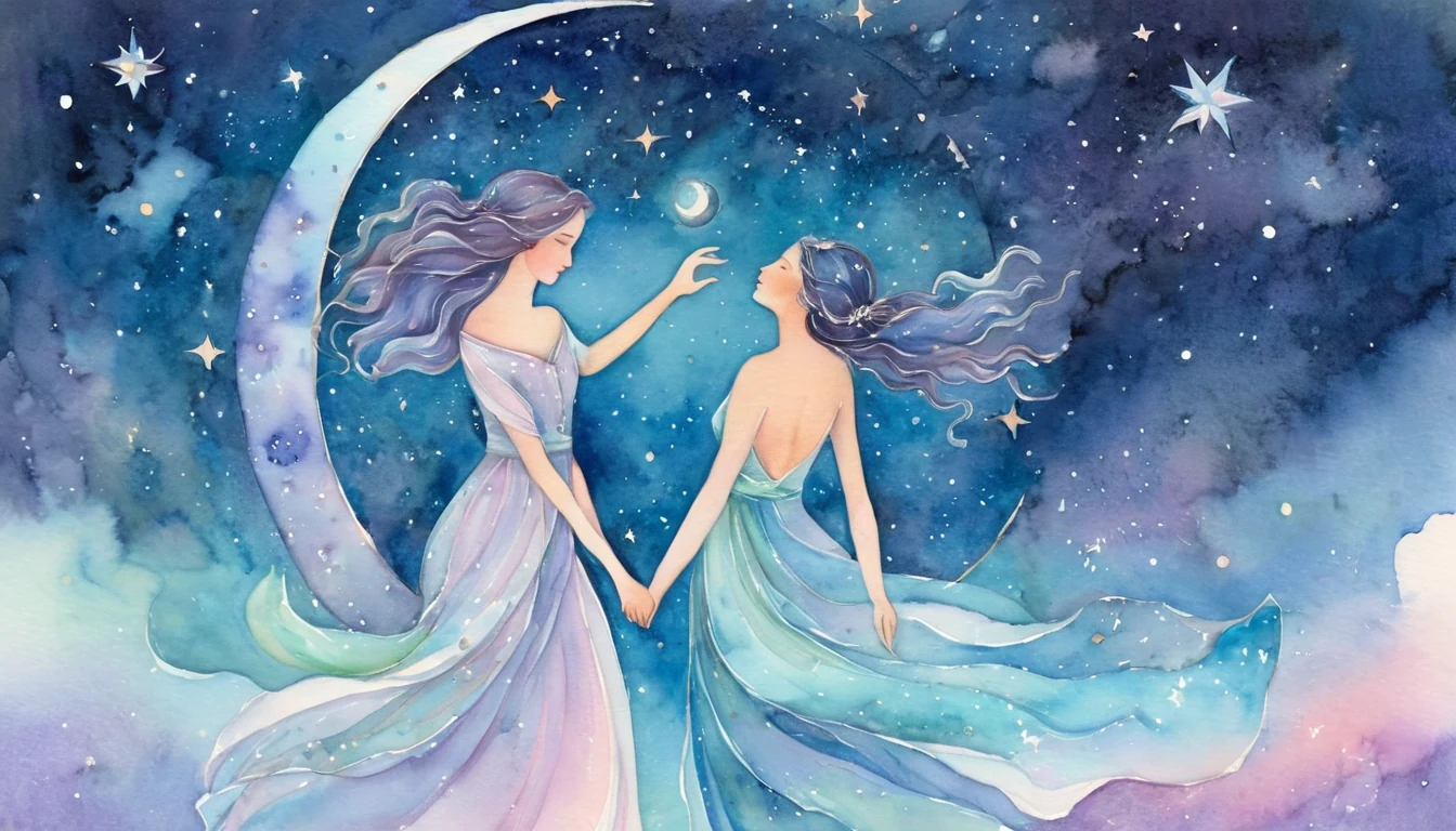 Pisces Love horoscope illustration for June 2026