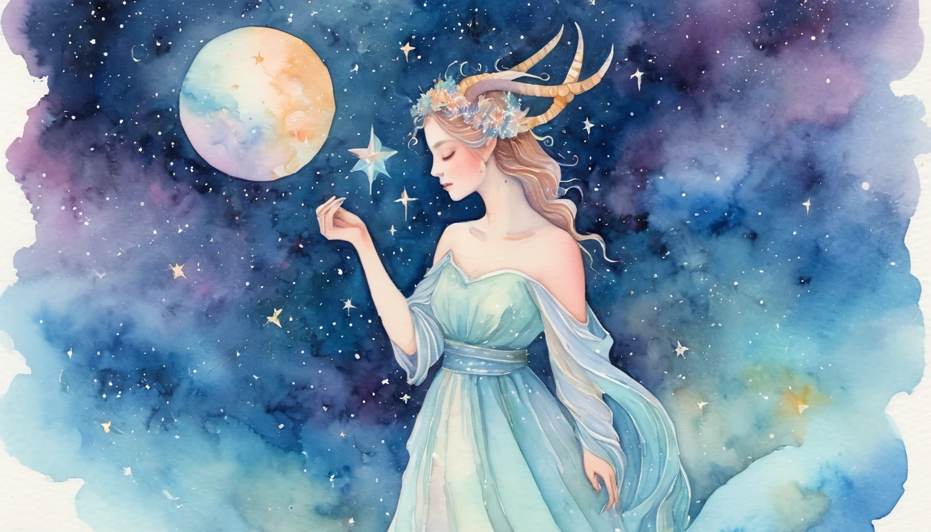 Capricorn Love horoscope illustration for June 2026