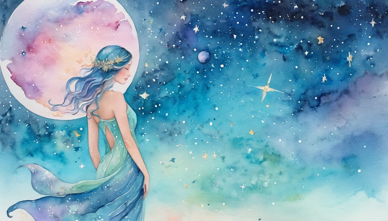 Aquarius Wealth horoscope illustration for July 2026