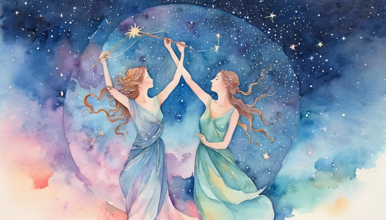 Sagittarius Love horoscope illustration for July 2026