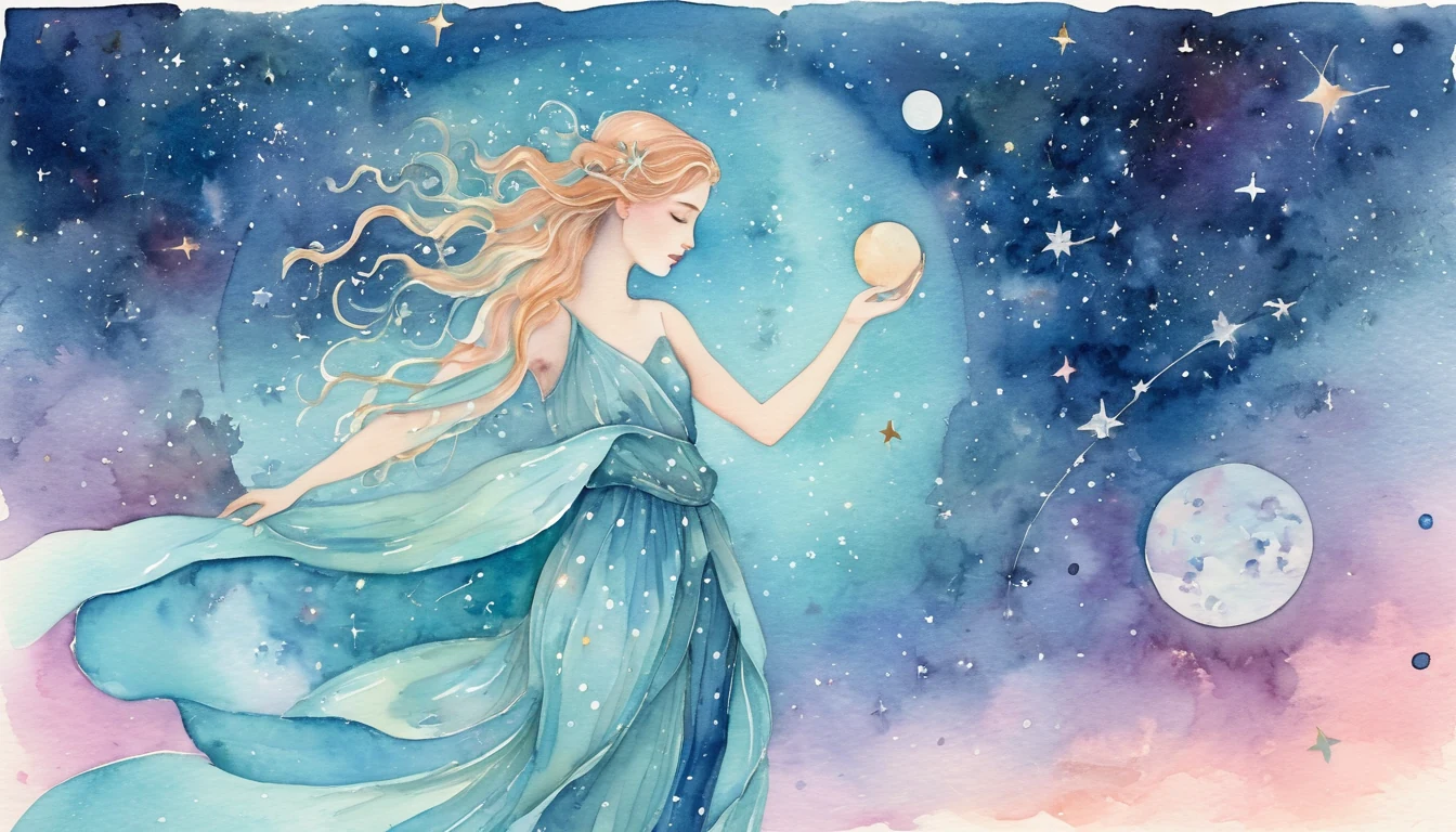 Aquarius Career horoscope illustration for August 2026