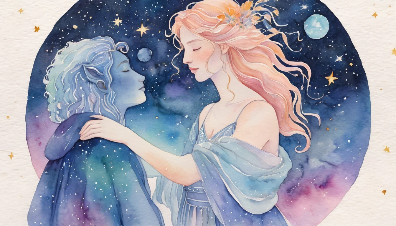 Leo Love horoscope illustration for August 2026