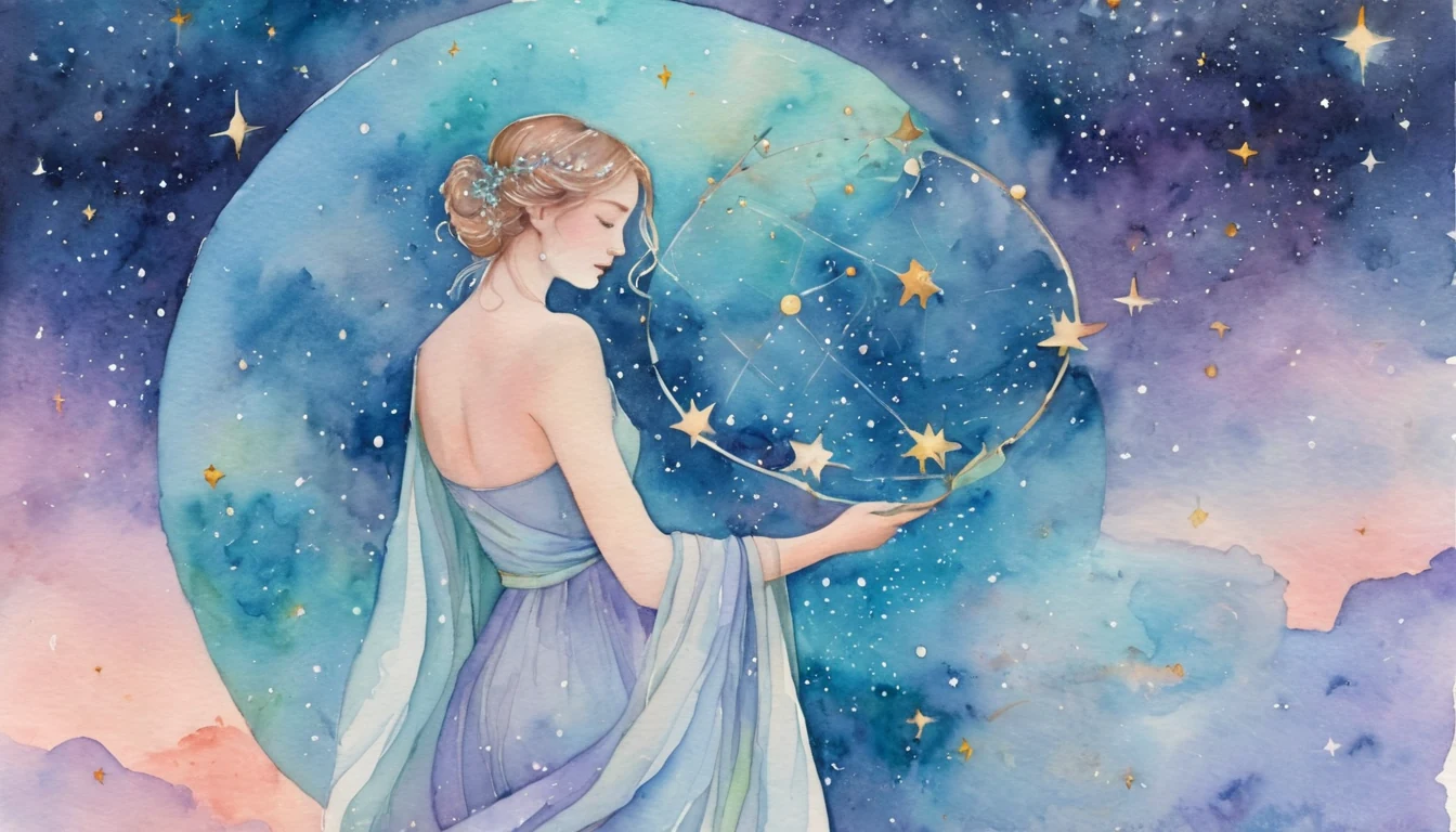 Libra Career horoscope illustration for August 2026