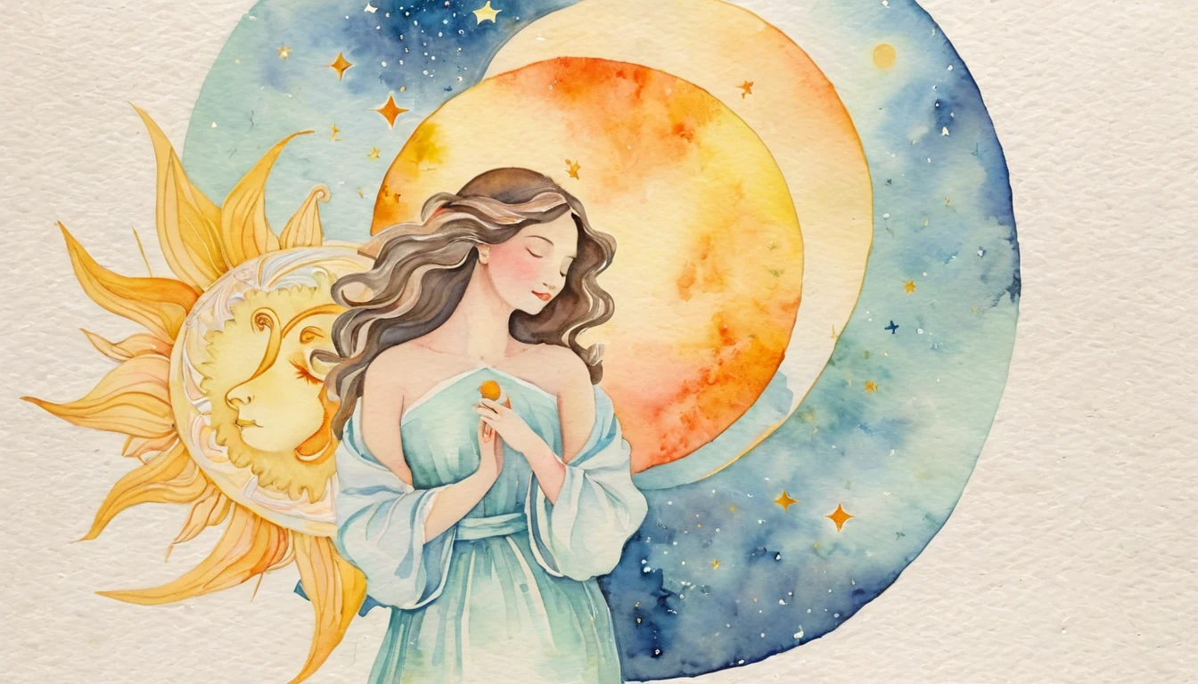The Architect’s Dream: Sun and Mercury in Virgo illustration