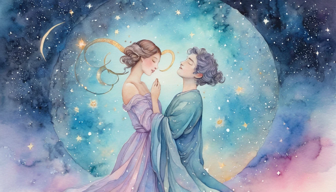 Aries Love horoscope illustration for August 2026