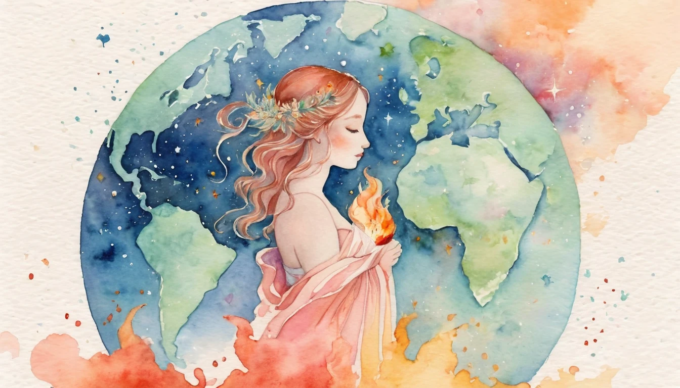 First, the Earth Asks Something of Your Fire illustration