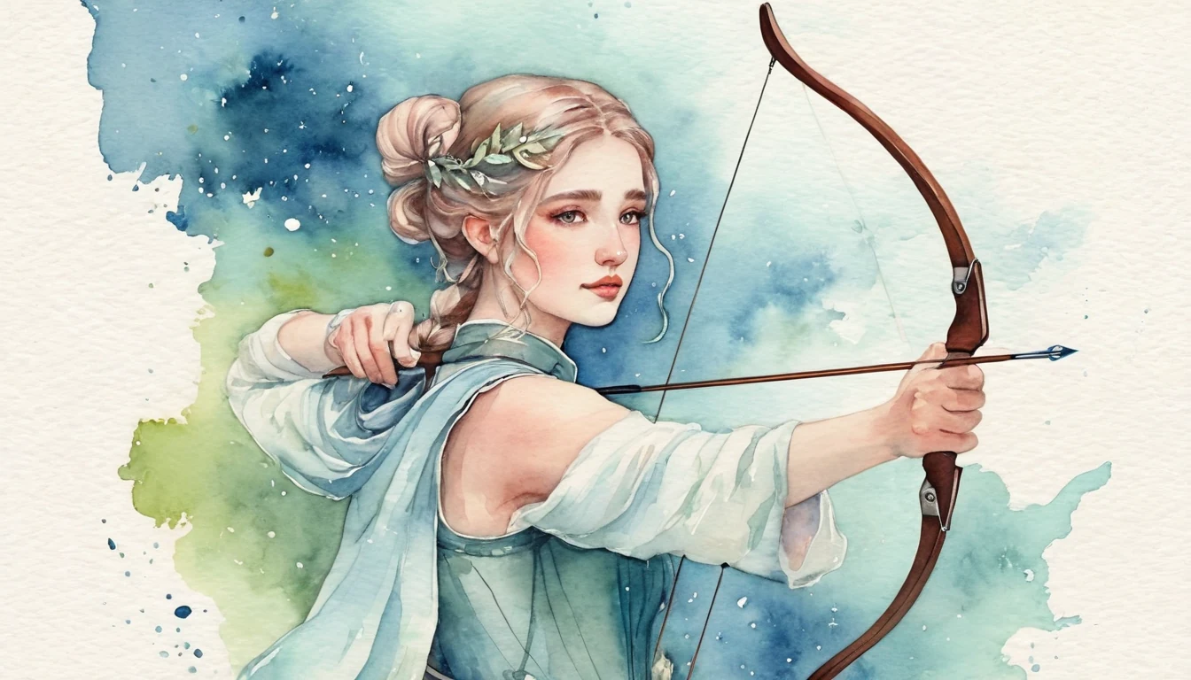 The Archer Looks Up illustration