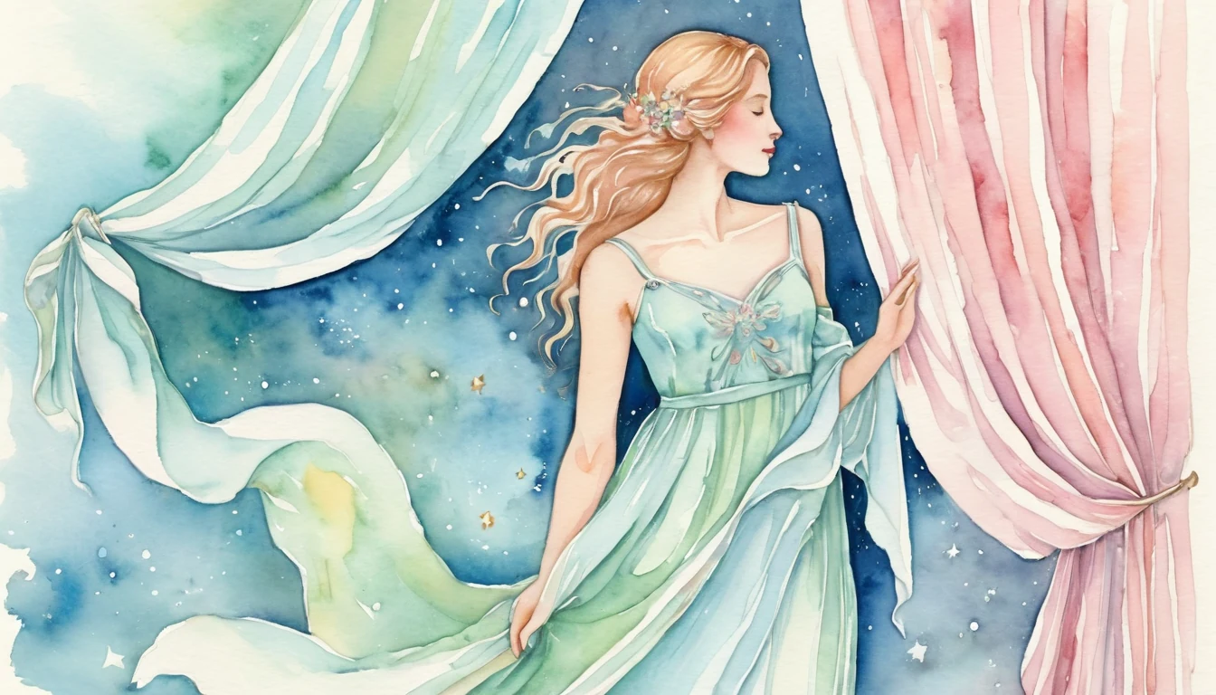 When the Curtain Rises illustration