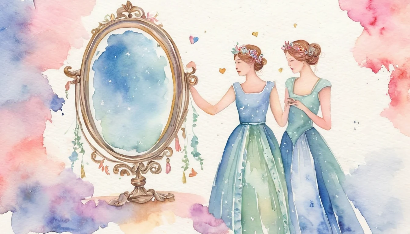 The Mirror on Your Birthday Threshold illustration