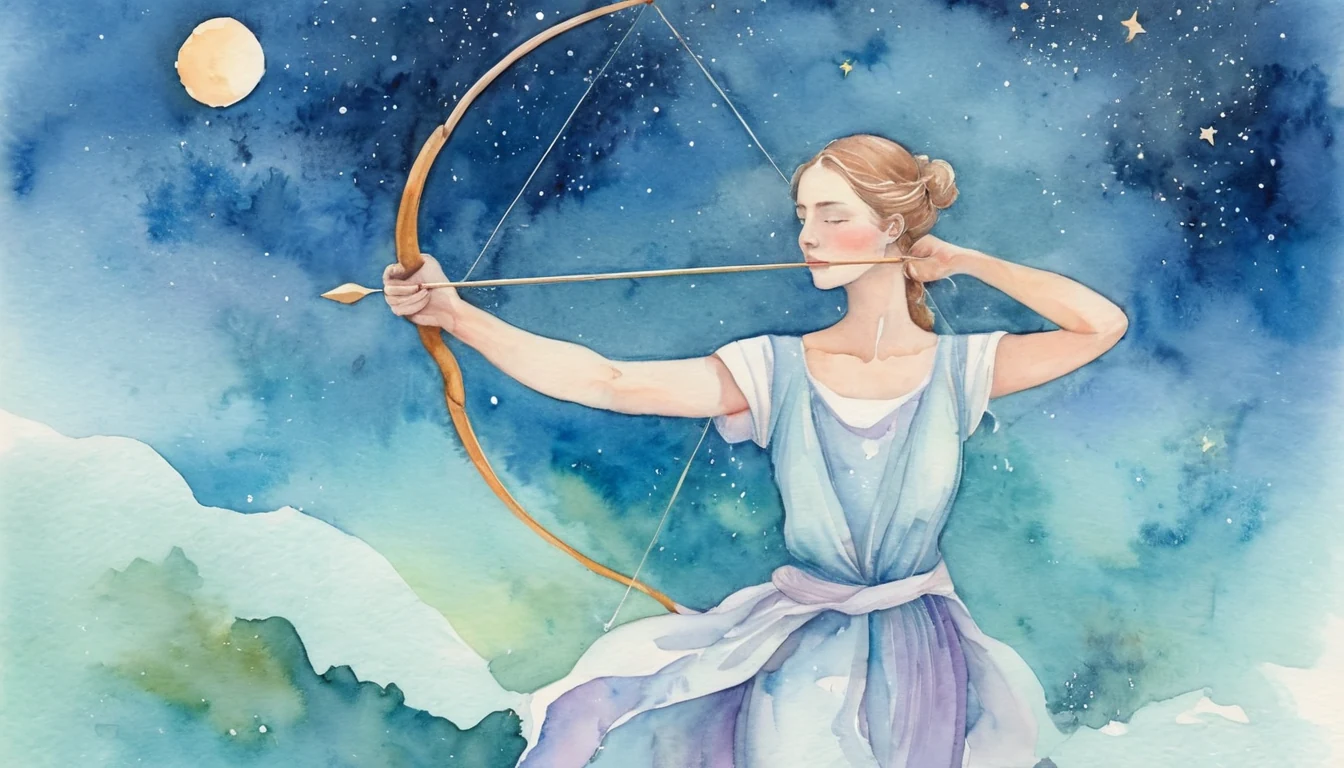 Late August: The Sagittarius Moon and the Geography of Ambition illustration