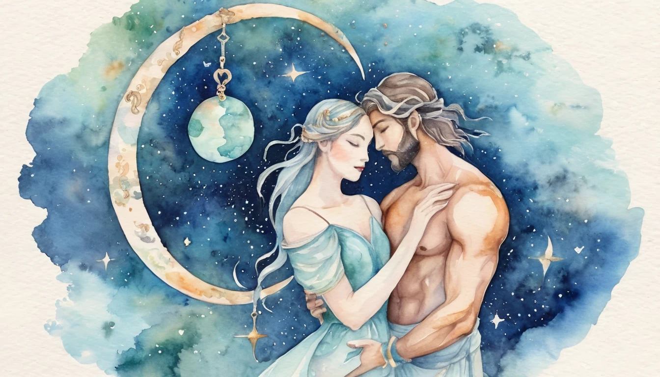 From Depth to Stone: The Scorpio Moon and Capricorn Anchor illustration