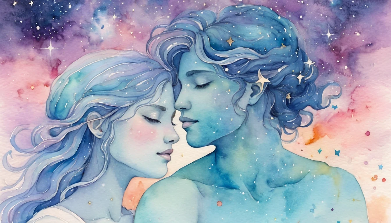 Gemini Love horoscope illustration for September 2026