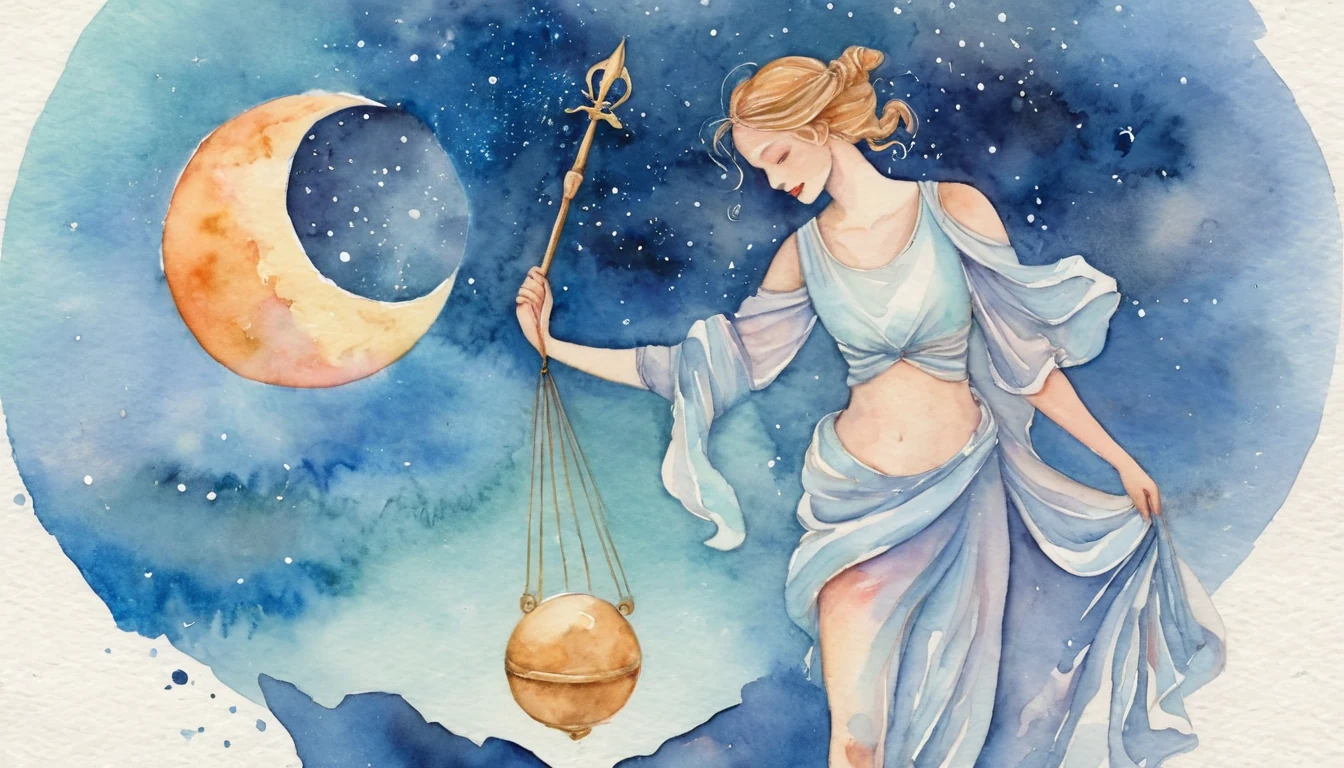 The Descent: Venus Enters Scorpio and Mercury Claims Libra illustration