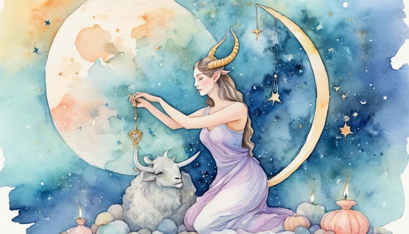 The Capricorn Moon Builds an Altar illustration