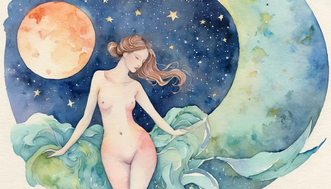 Beneath the Surface: Venus in Scorpio and the Moon’s Turning illustration