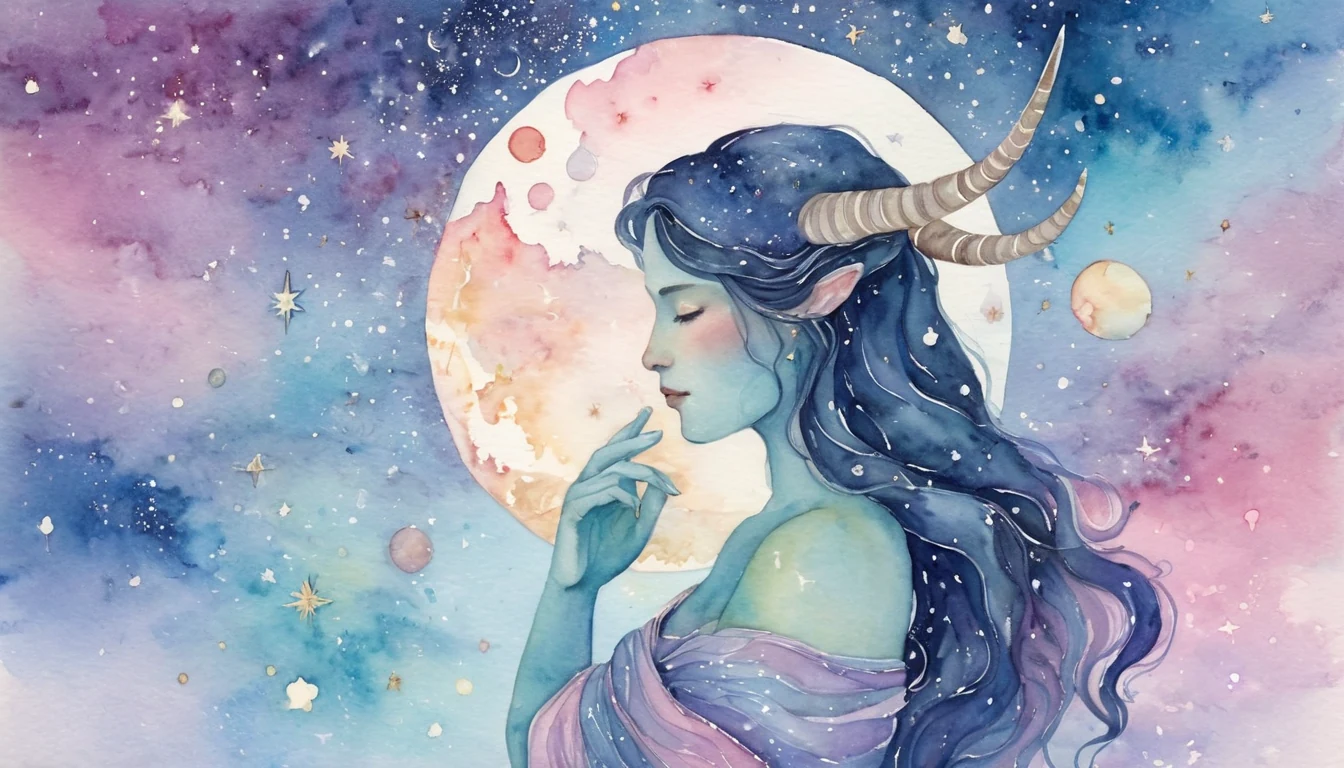 Capricorn Love horoscope illustration for September 2026