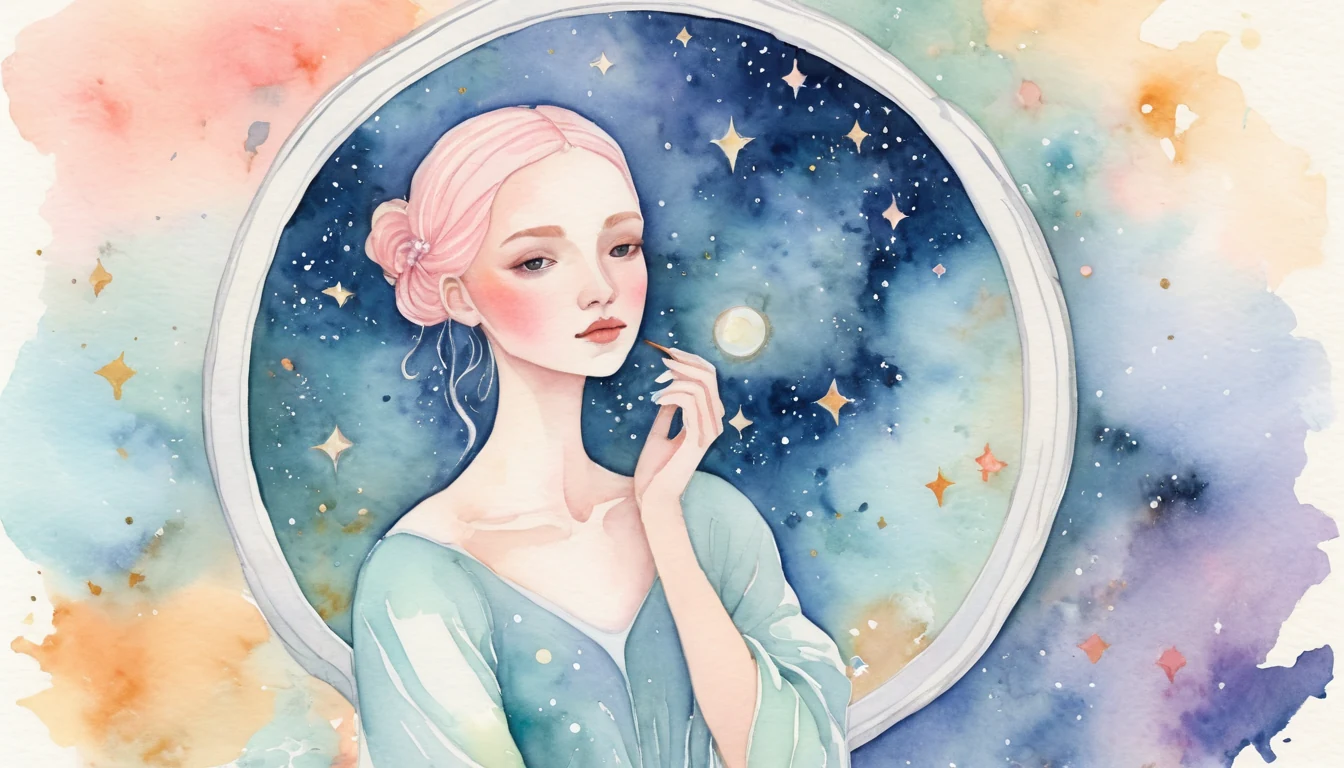 The Mirror of Your Own Depth illustration