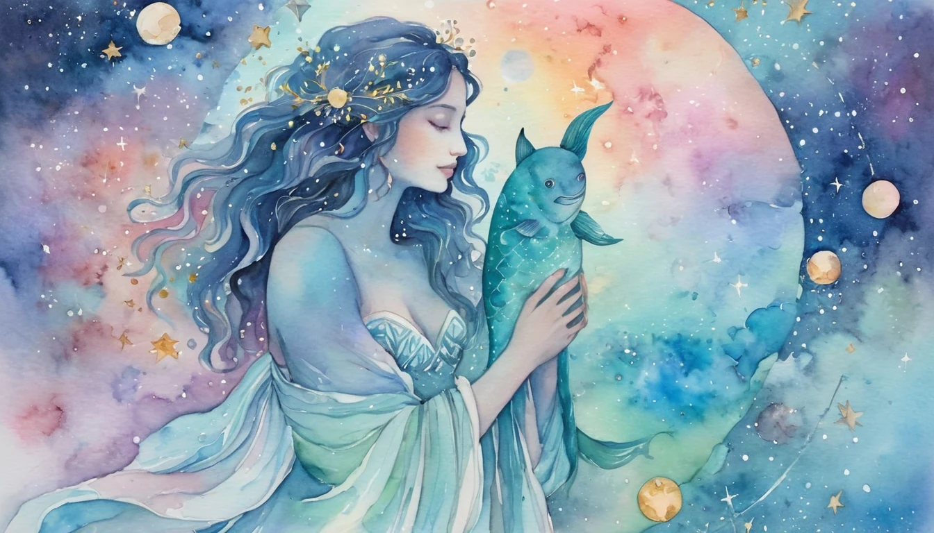Pisces Wealth horoscope illustration for September 2026