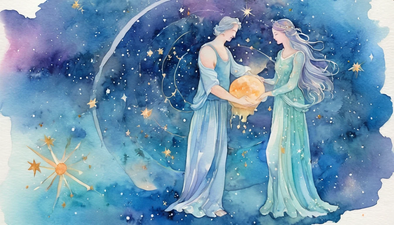 Aquarius Love horoscope illustration for October 2026