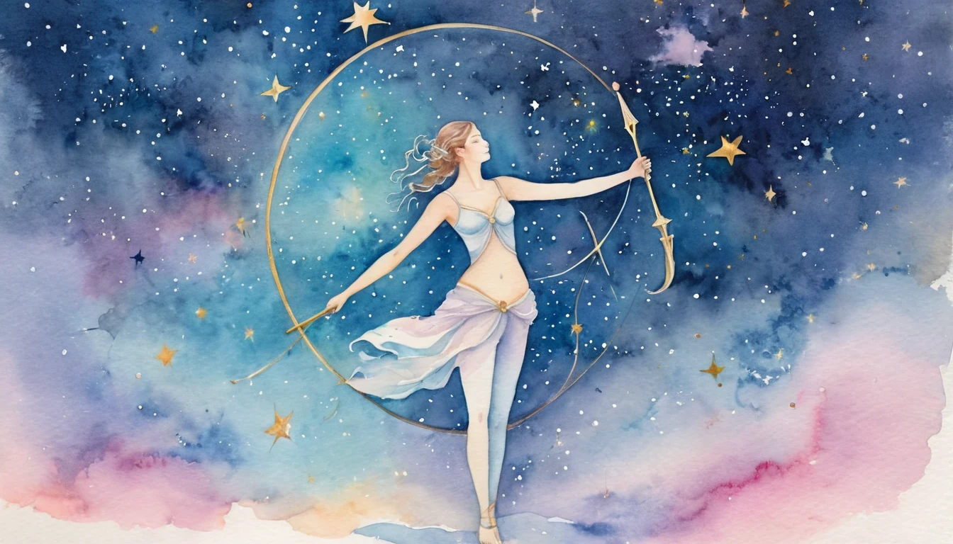 Sagittarius Career horoscope illustration for October 2026