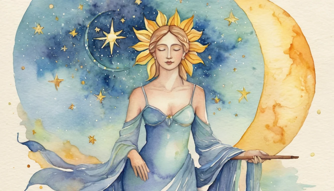 The Illuminated Ledger: Sun in Libra and the New Moon illustration
