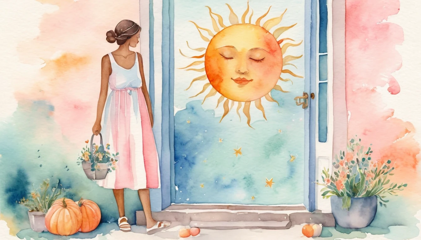 The Sun Negotiates at Your Doorstep illustration