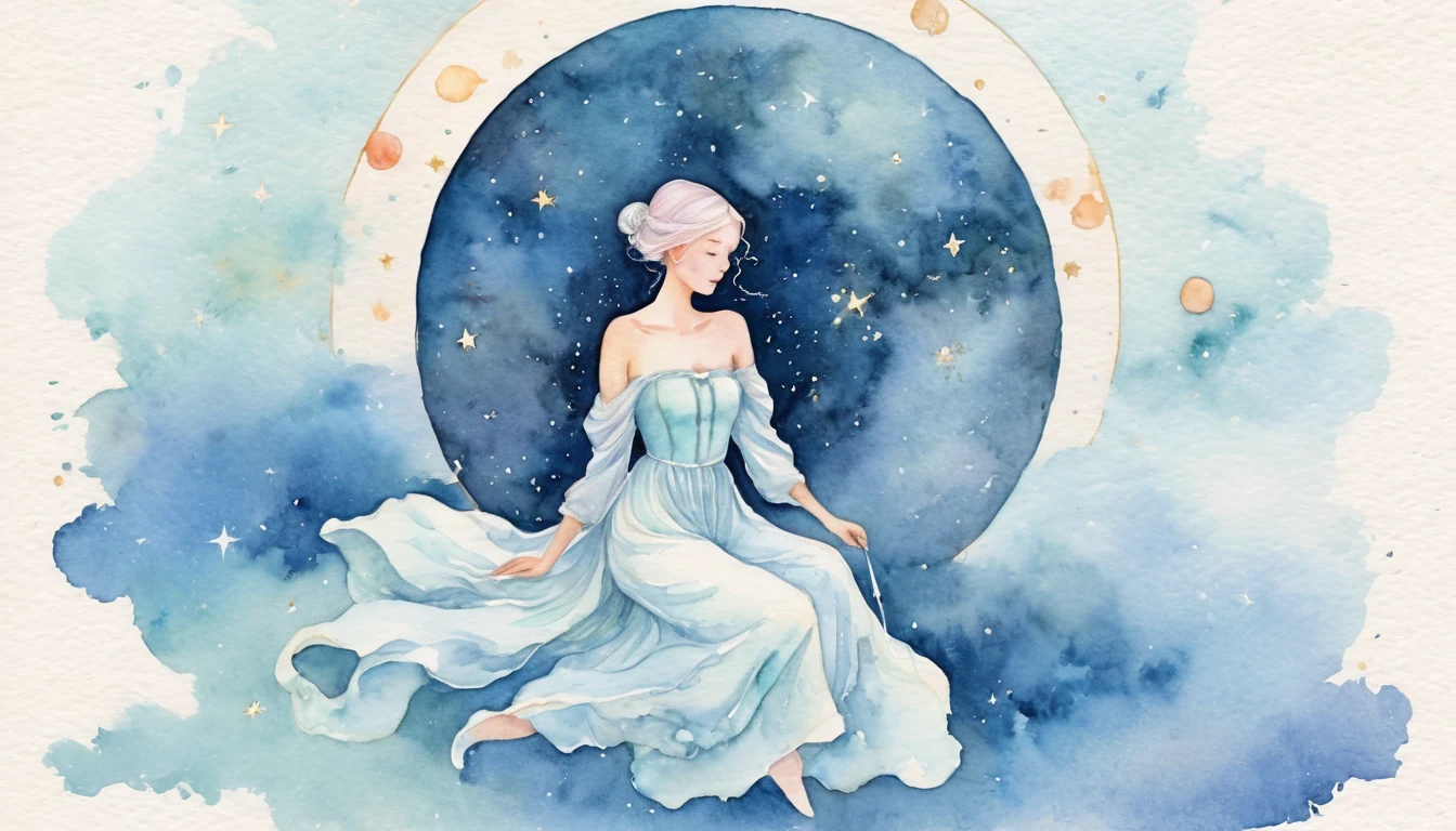 Riding the Lunar Currents illustration