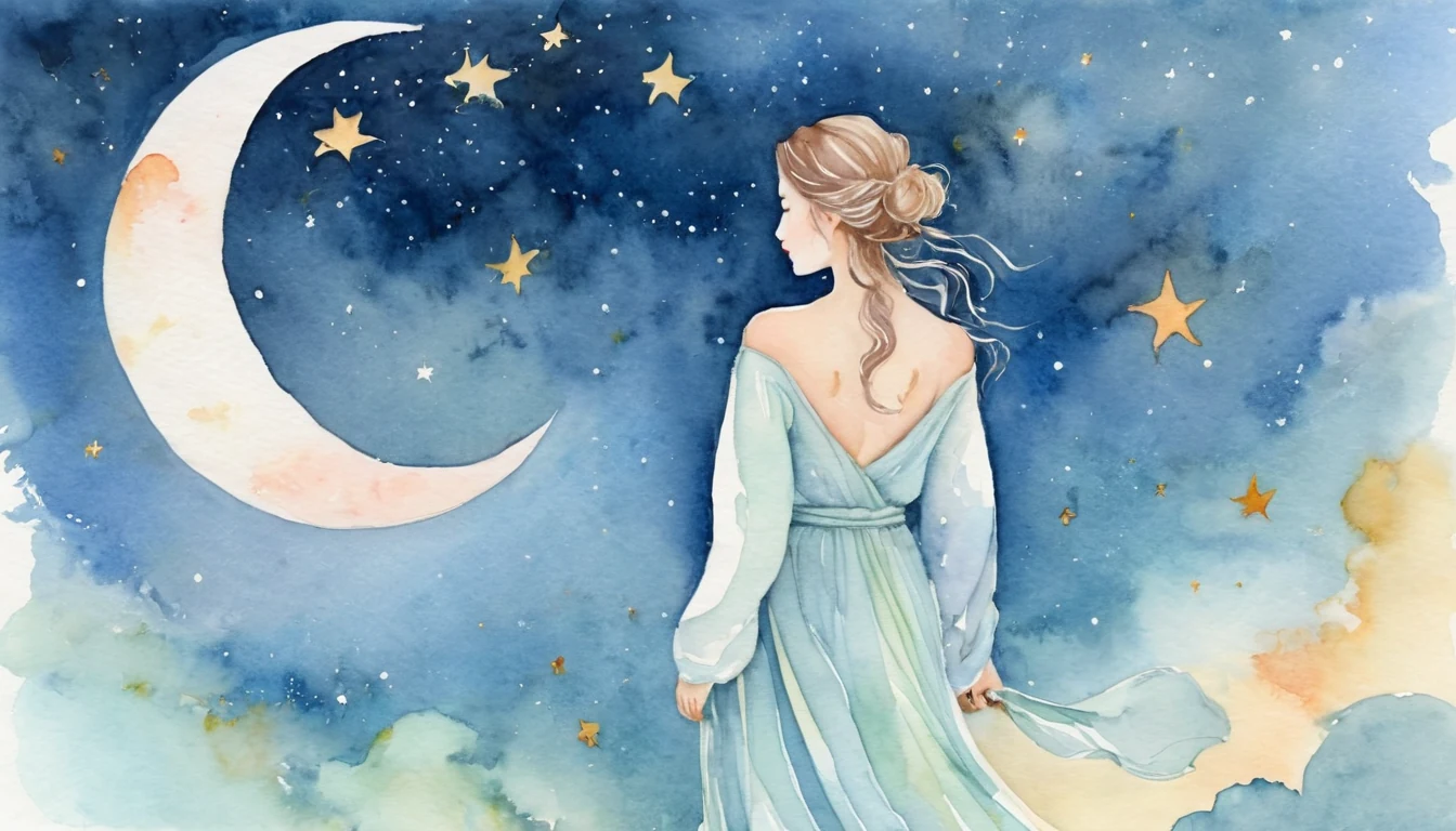 The Day the Moon Remembers Your Name illustration