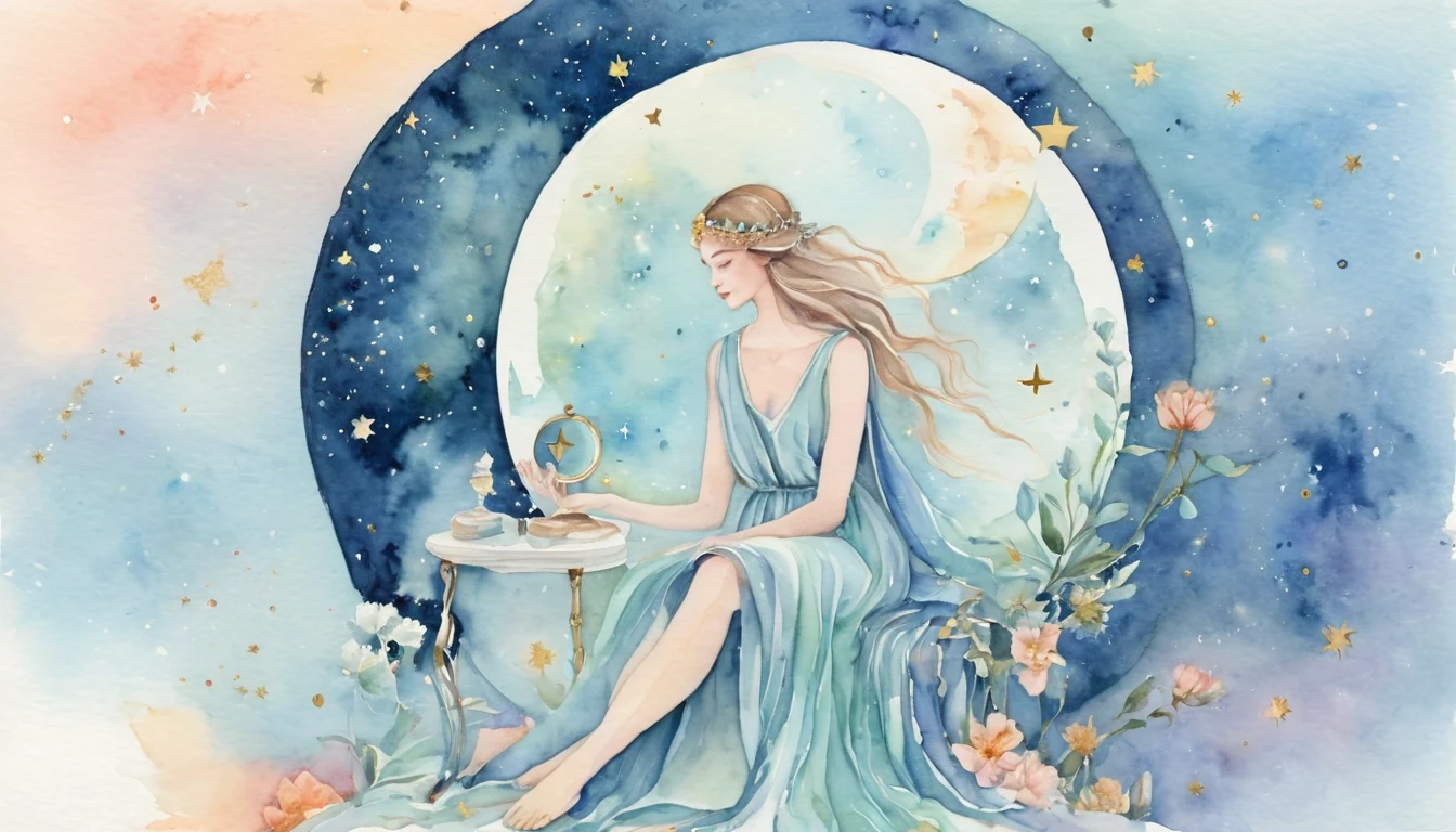The Mirror of the New Moon illustration